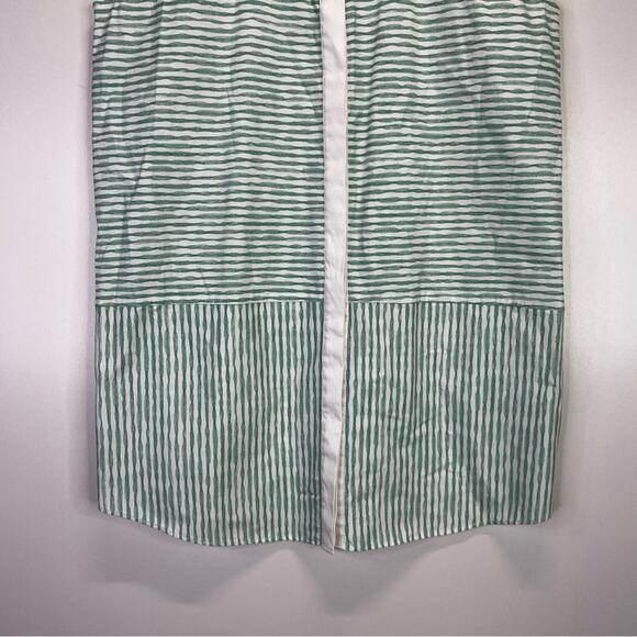 Lafayette 148 New York Striped top green white - S - Picture 3 of 10